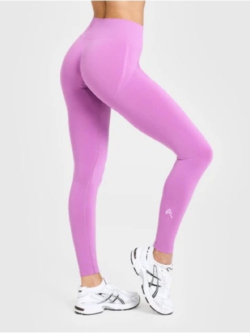 Oner Active Pink Seamless Leggings three line size about a M